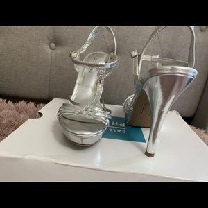Silver heels